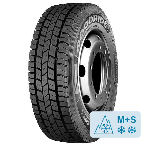 265/70-19.5 140M Goodride GDR+1 Kuorma-autoon M+S